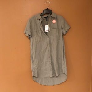 Forever 21 Military Green Dress, Size Small